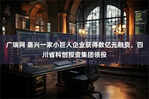 广瑞网 嘉兴一家小巨人企业获得数亿元融资，四川省科创投资集团领投